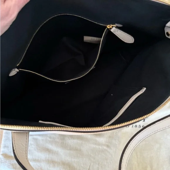 Burberry Tote - Cream Leather House Check - Picture 7 of 11